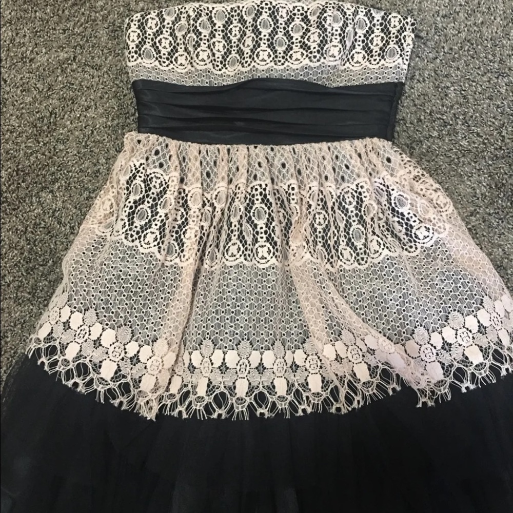 Lace Pink Champagne colored dress